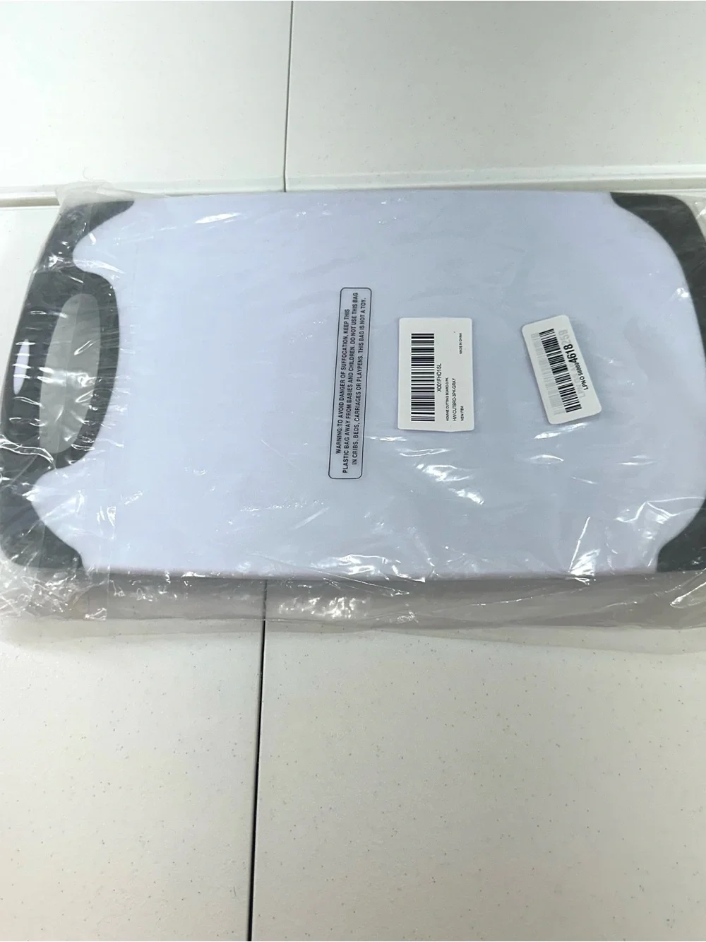 Homwe White and gray Cutting Board Set - 3 Pack